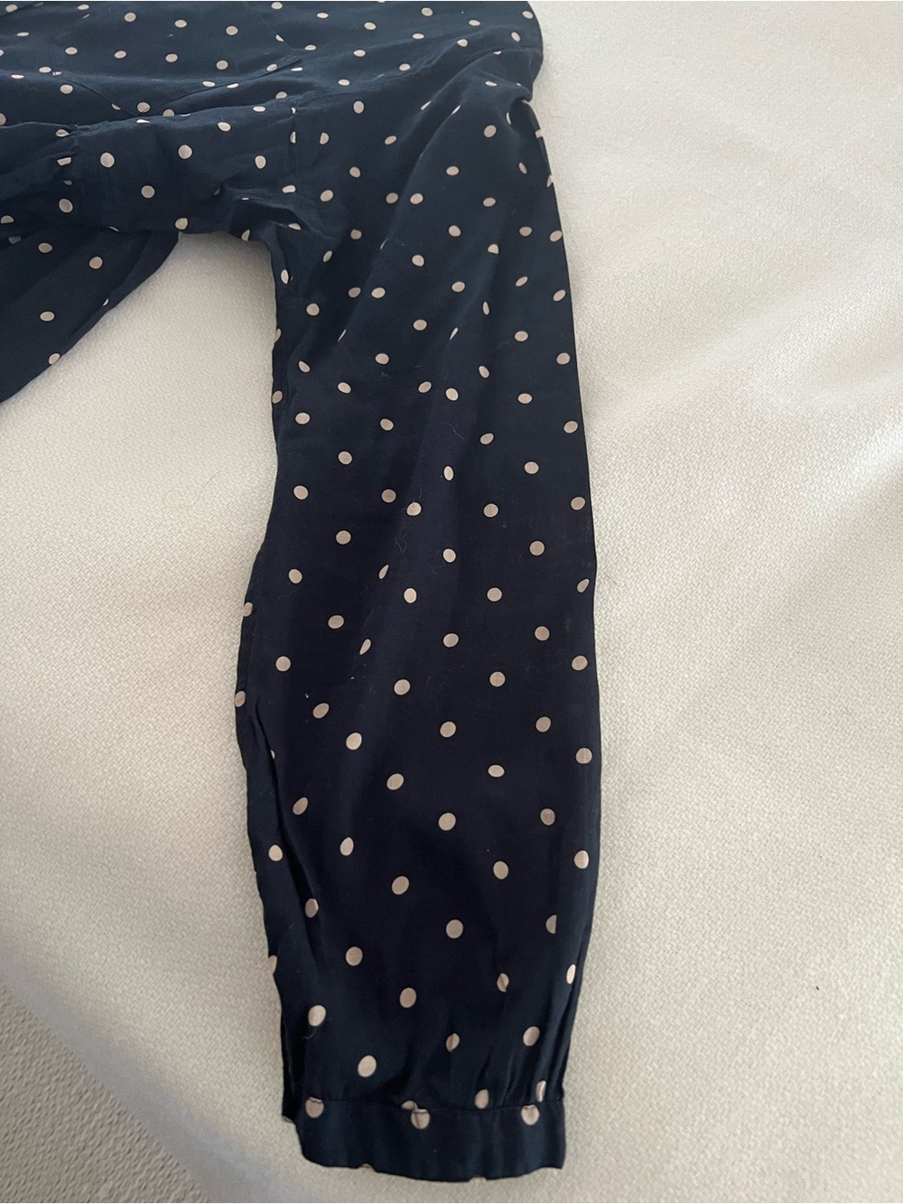 Isabel Marant Black Blouse with Cream Polka Dots - Picture 8 of 9